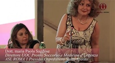 Dott. Maria Paola Saggese - Direttore UOC Pronto Soccorso e Medicina d'Urgenza ASL RM1